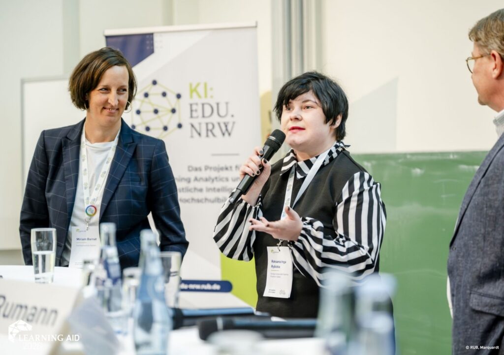 Roksana Inga Rybicka spricht bei der Learning AID