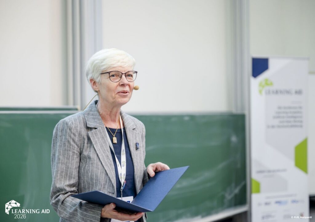Kornelia Freitag spricht auf der Learning AID